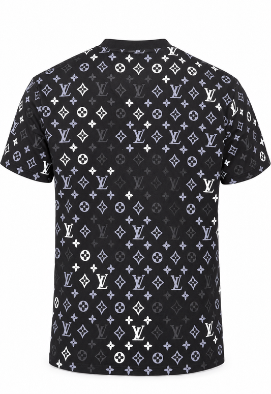 Louis Vuitton Herren T-Shirt Schwarz "Gradient Signature"