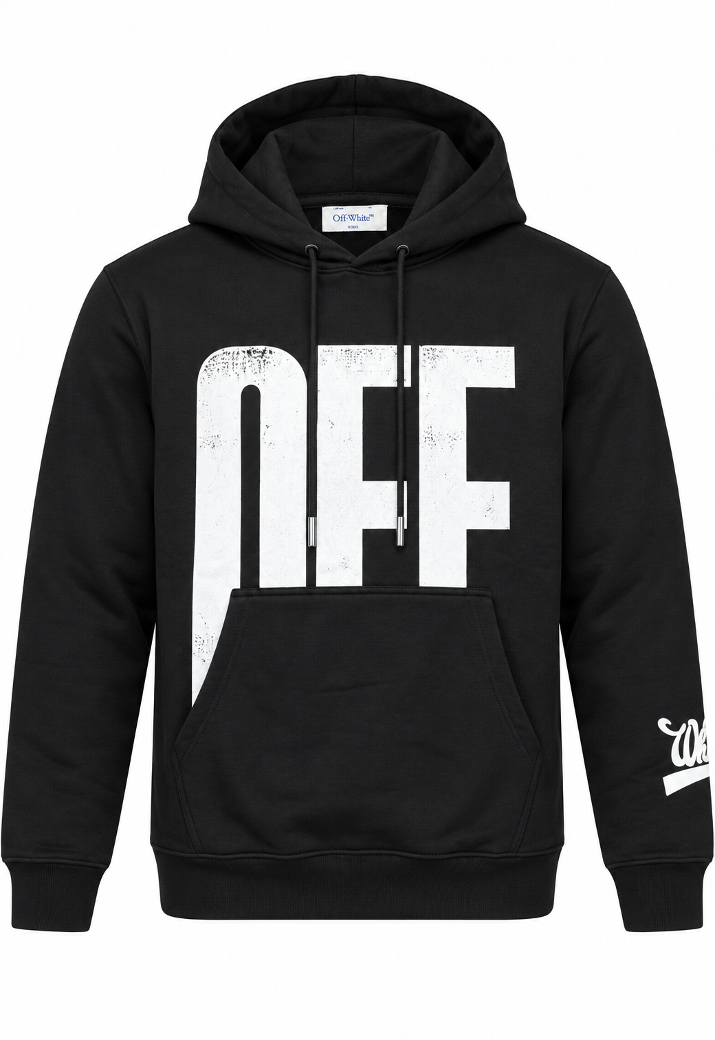 Off-White Herren Hoodie Schwarz "Big Off Diagonal Skate Hoodie"