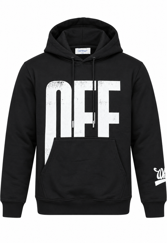Off-White Herren Hoodie Schwarz "Big Off Diagonal Skate Hoodie"