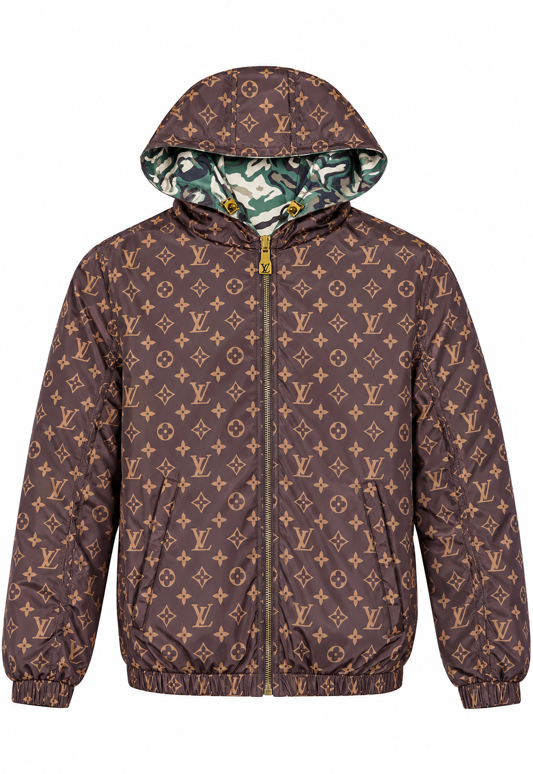 Louis Vuitton Herren Wendbare Windjacke "Monogram Reversible Windbreaker"