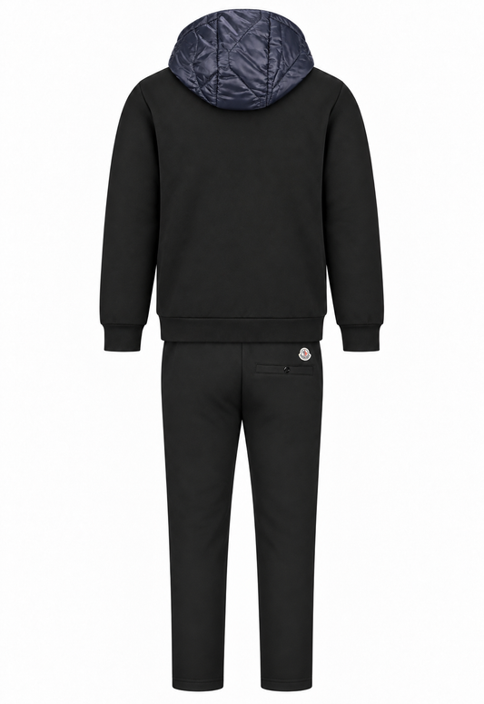 Moncler Herren Trainingsanzug Schwarz