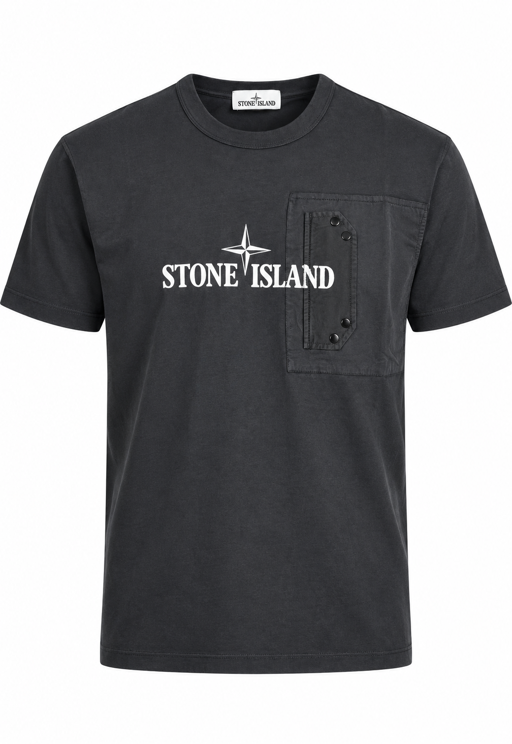 Stone Island  Herren T-Shirt Schwarz