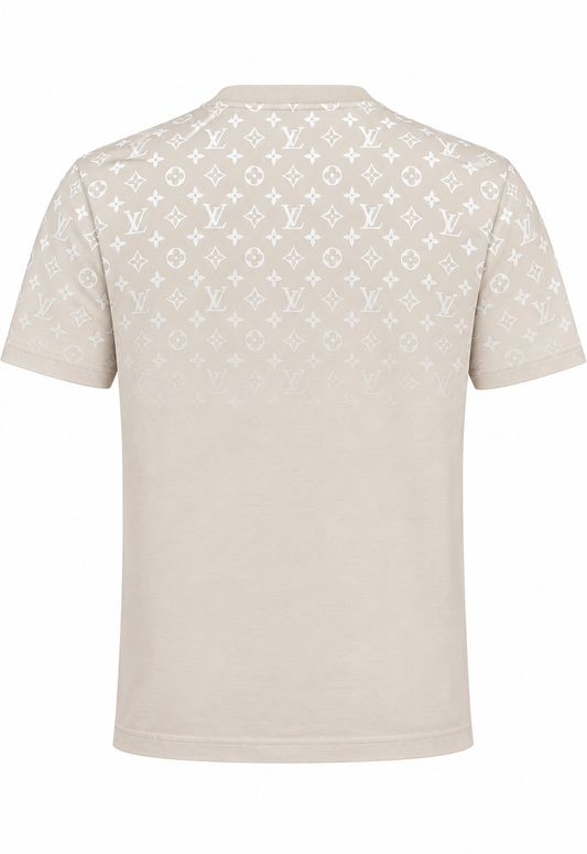 Louis Vuitton Herren T-Shirt Beige "Gradient Cotton T-Shirt"