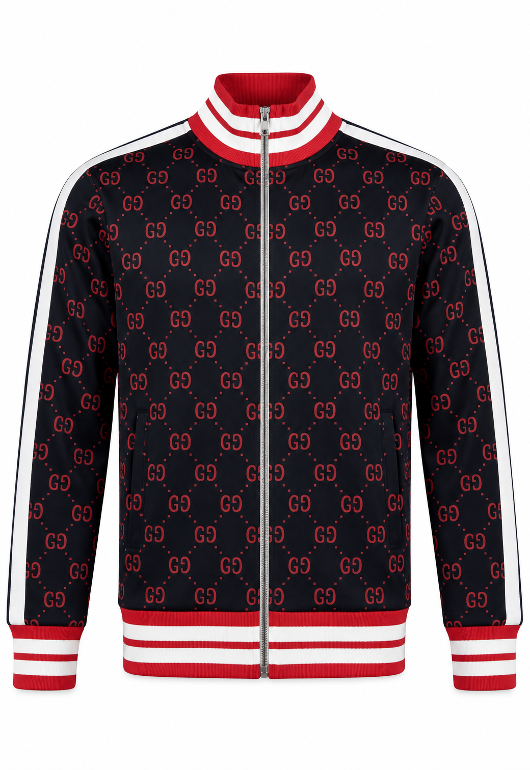 Gucci Herren Trainingsanzug "GG Monogram Jacquard Track Pants & Jacket"