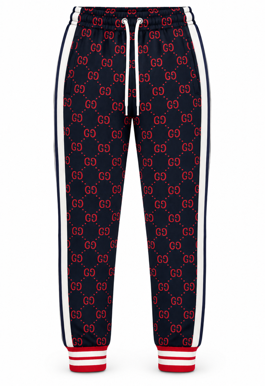 Gucci Herren Hose "GG Monogram Jacquard Track Pants"