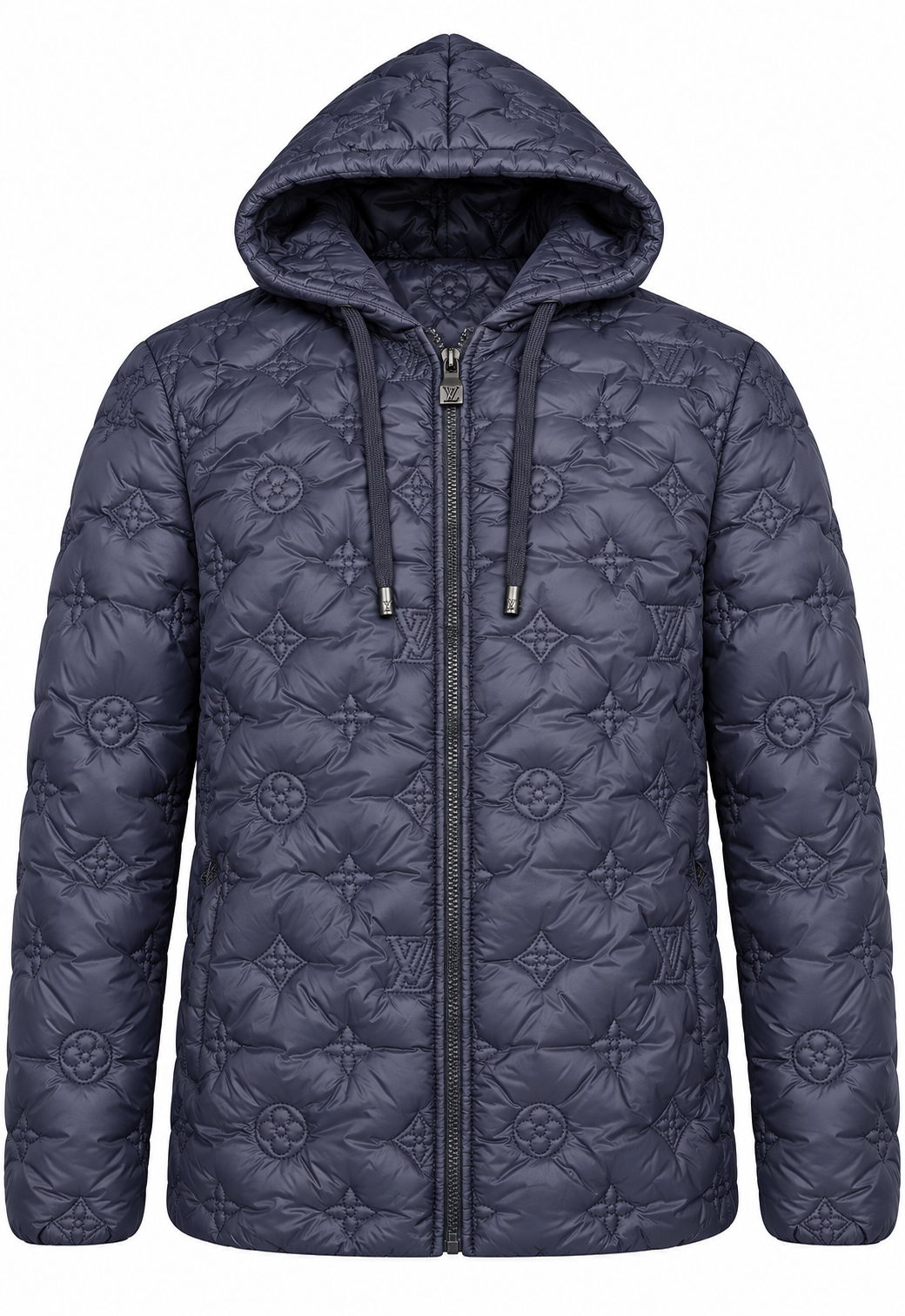Louis Vuitton Herren Gefütterte Kapuzenjacke "Monogram Padded Hooded Blouson"