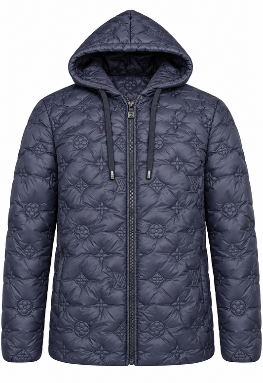 Louis Vuitton Herren Gefütterte Kapuzenjacke "Monogram Padded Hooded Blouson"