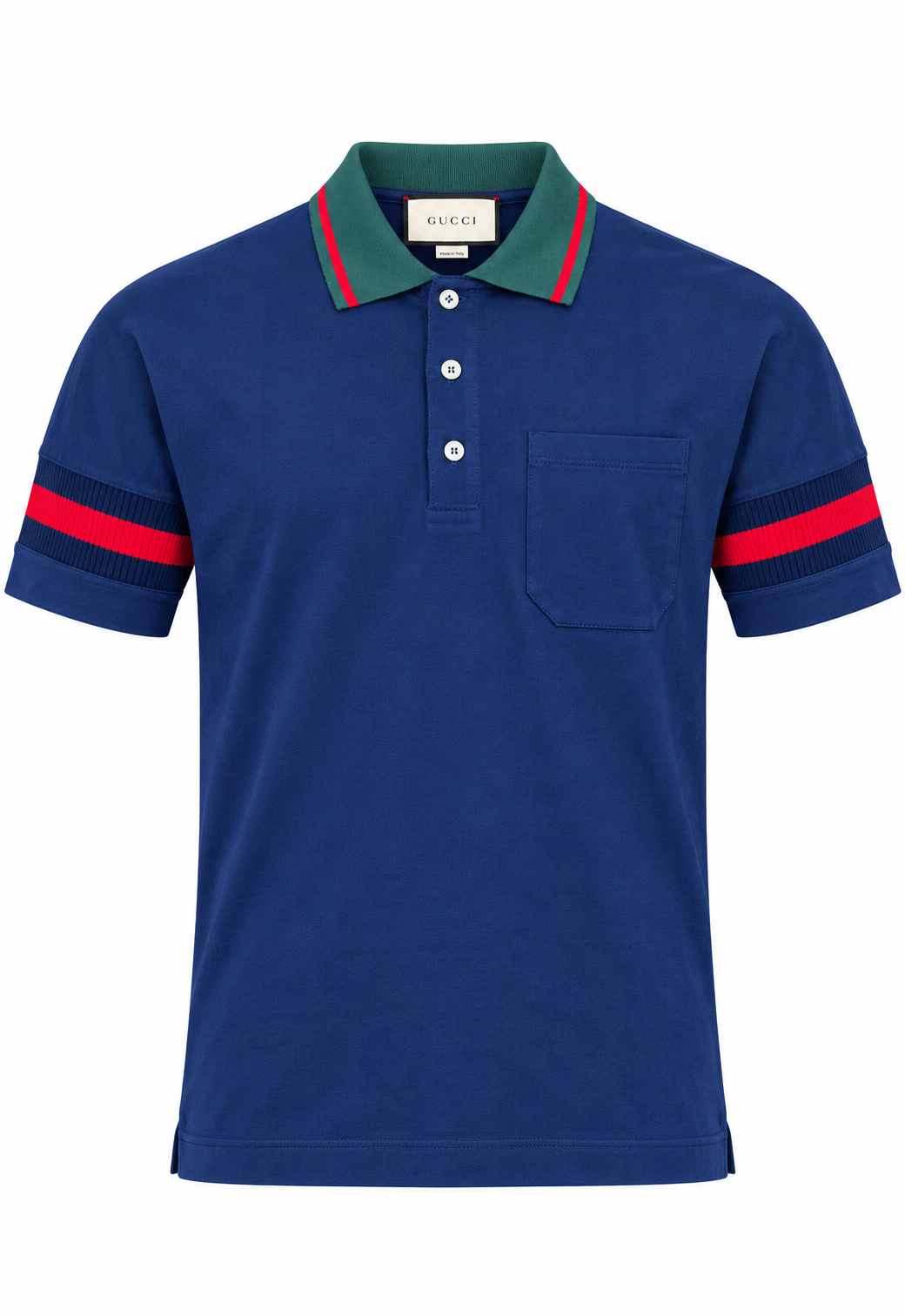 Gucci Herren Poloshirt Blau