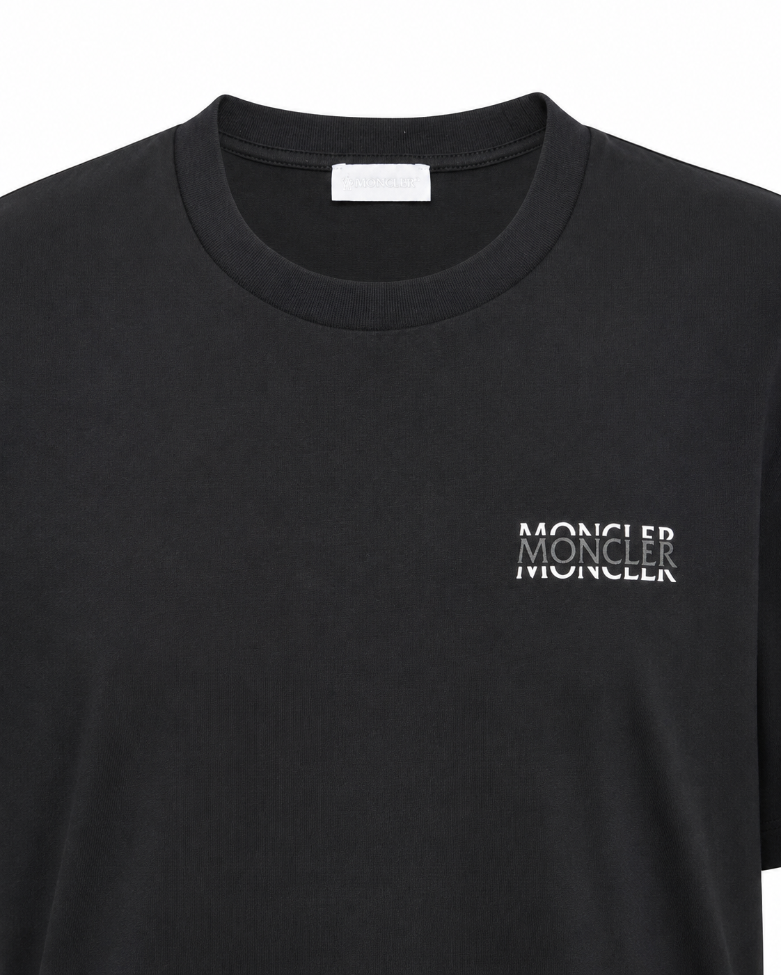 Moncler Herren T-Shirt Schwarz