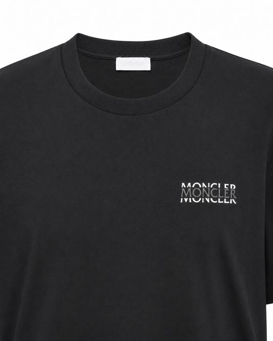 Moncler Herren T-Shirt Schwarz