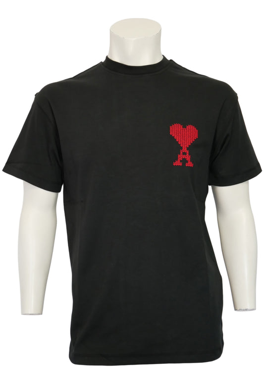 Ami Herren T-Shirt Schwarz