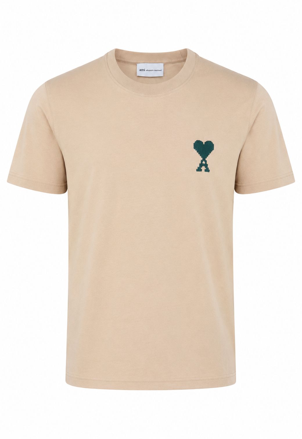 Ami Herren T-Shirt Beige