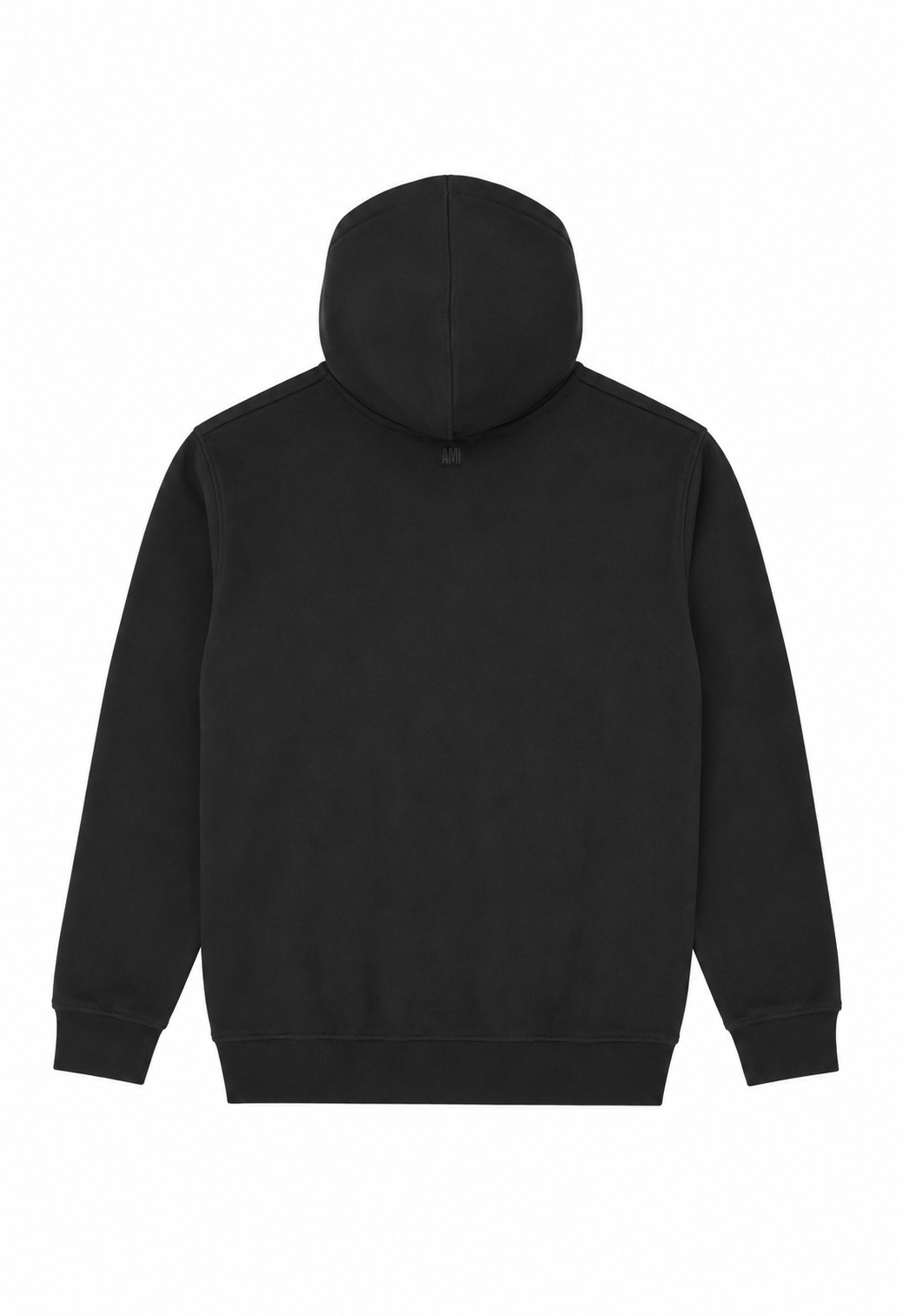 Ami Paris Herren Kapuzenpullover mit Reißverschluss Schwarz