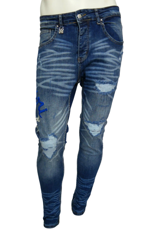 Amiri Herren Jeans Blau - Original Designer Marken Outlet - Salvin Store
