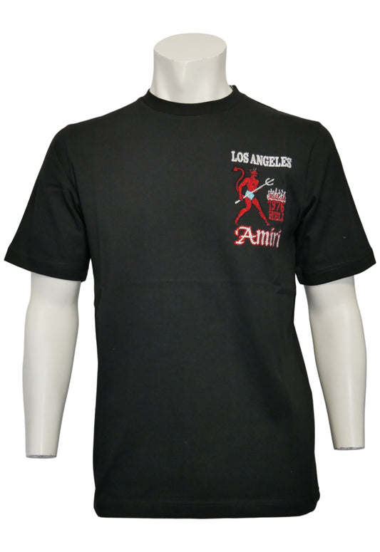 Amiri Herren T-Shirt Schwarz