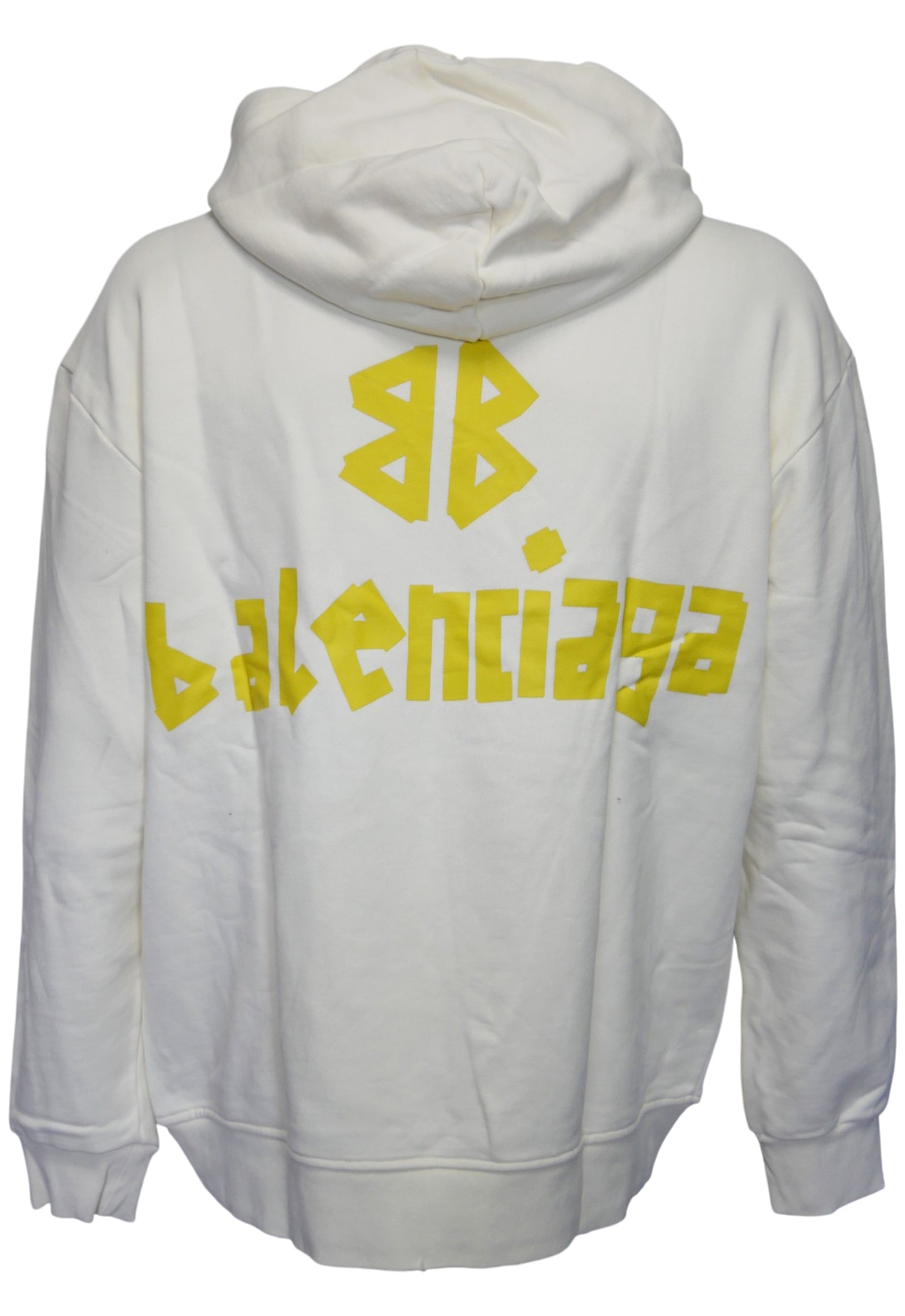 Balenciaga Herren Oversized Hoodie Weiß
