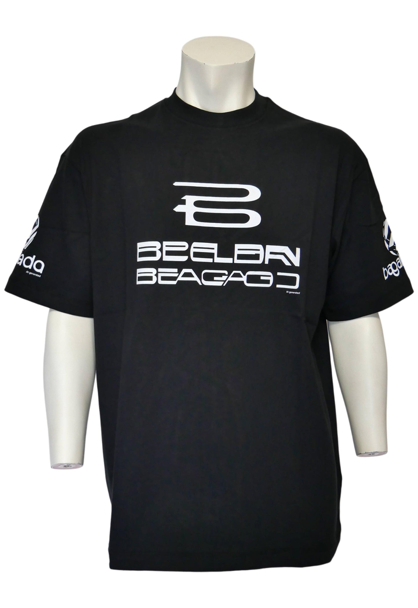 Balenciaga Herren T-Shirt Oversized Schwarz - Original Designer Marken Outlet - Salvin Store