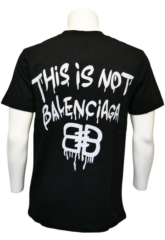 Balenciaga Herren T-Shirt Schwarz - Original Designer Marken Outlet - Salvin Store