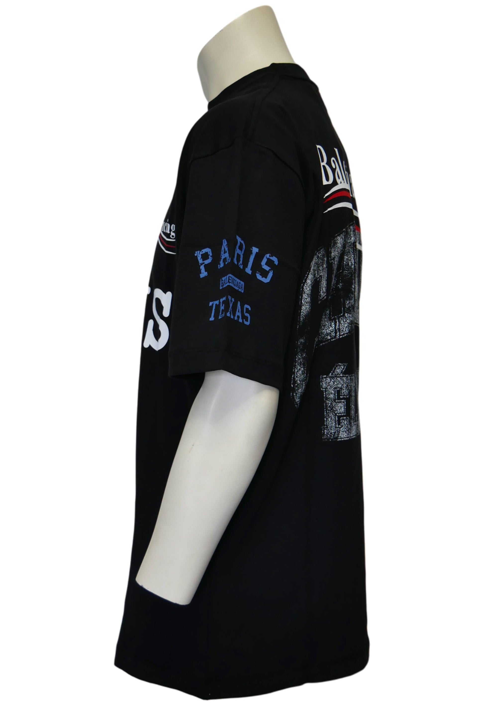 Balenciaga Herren T-Shirt Oversized Schwarz - Original Designer Marken Outlet - Salvin Store