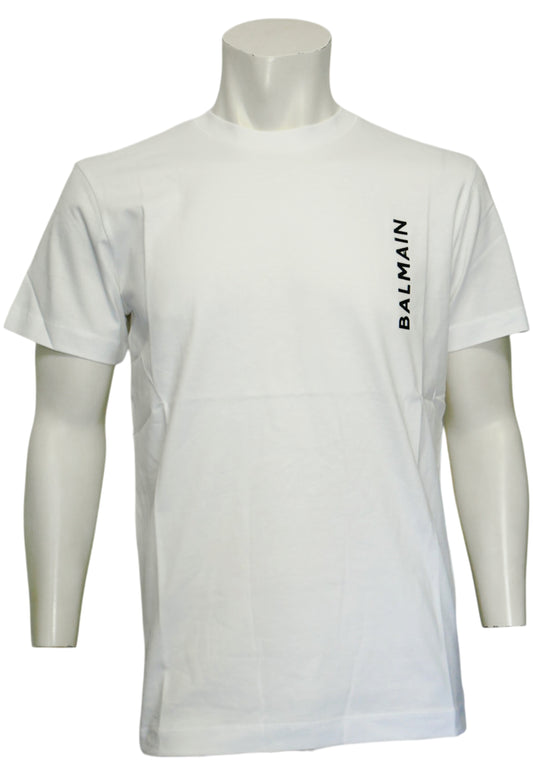 Balmain Herren T-Shirt Weiß