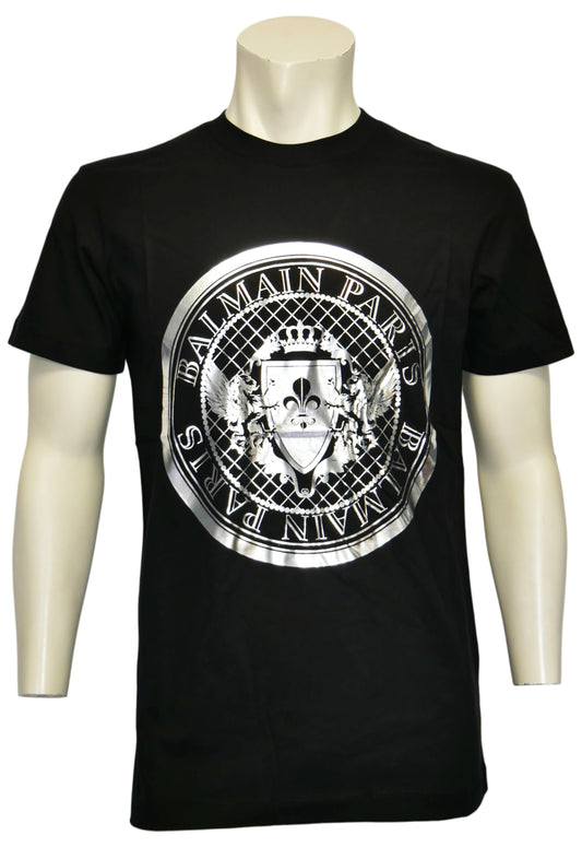 Balmain Herren T-Shirt Schwarz
