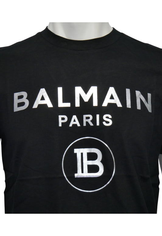 Balmain Herren T-Shirt Schwarz