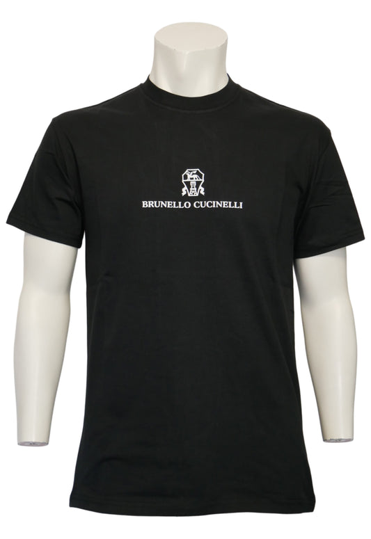 Brunello Cucinelli Herren T-Shirt Schwarz