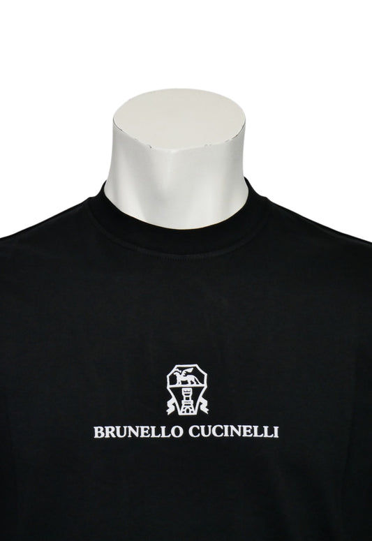 Brunello Cucinelli Herren T-Shirt Schwarz