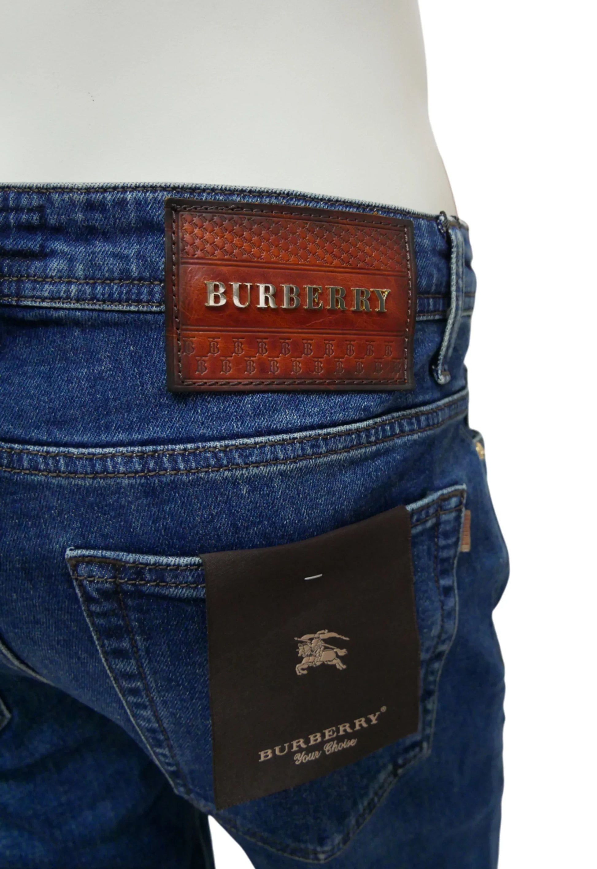 Burberry Herren Jeans Blau - Original Designer Marken Outlet - Salvin Store