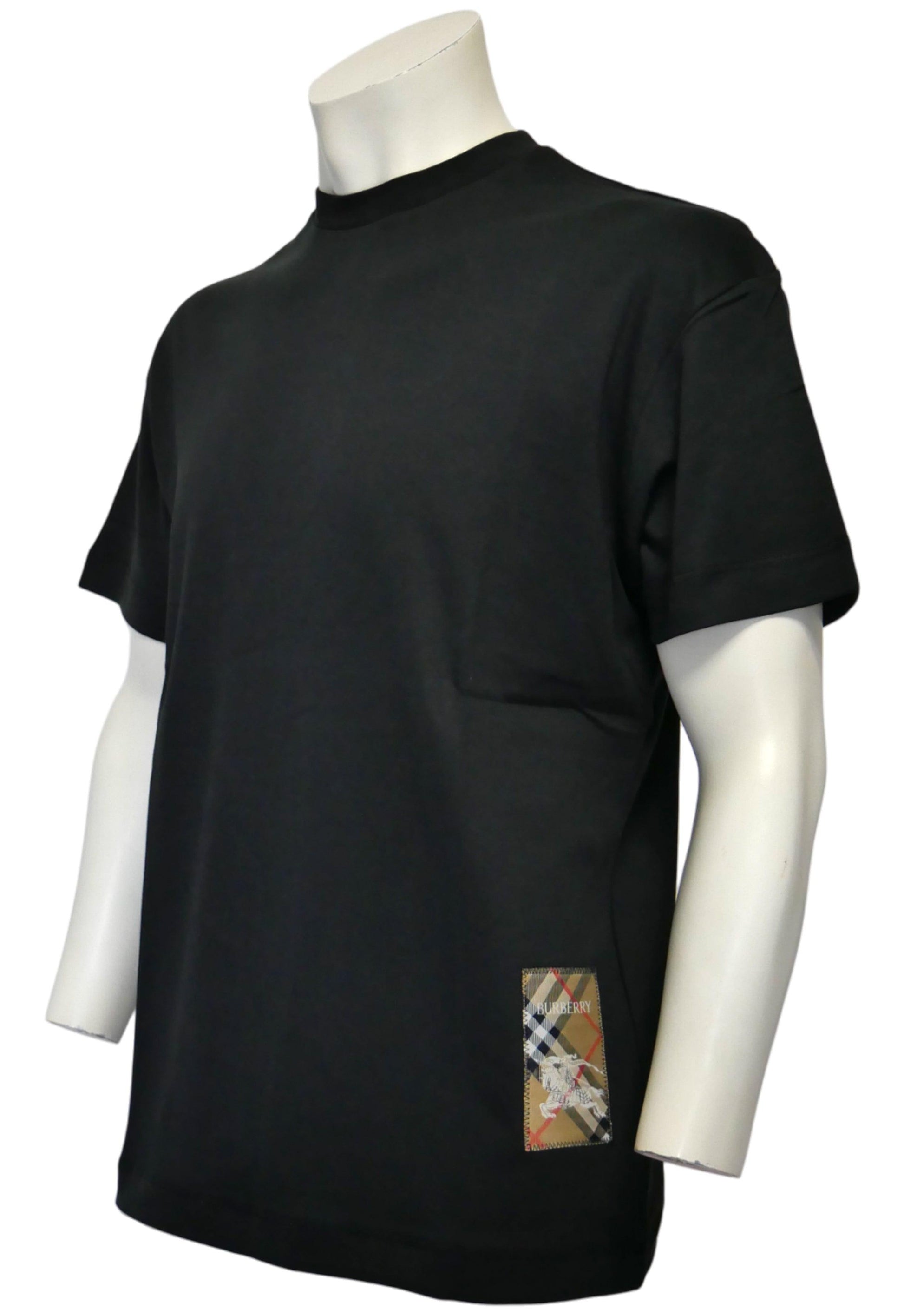 Burberry Herren T-Shirt Schwarz - Original Designer Marken Outlet - Salvin Store