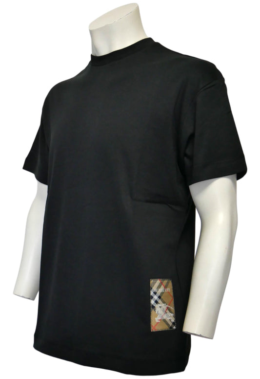 Burberry Herren T-Shirt Schwarz - Original Designer Marken Outlet - Salvin Store