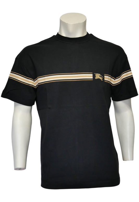 Burberry Herren T-Shirt Schwarz - Original Designer Marken Outlet - Salvin Store