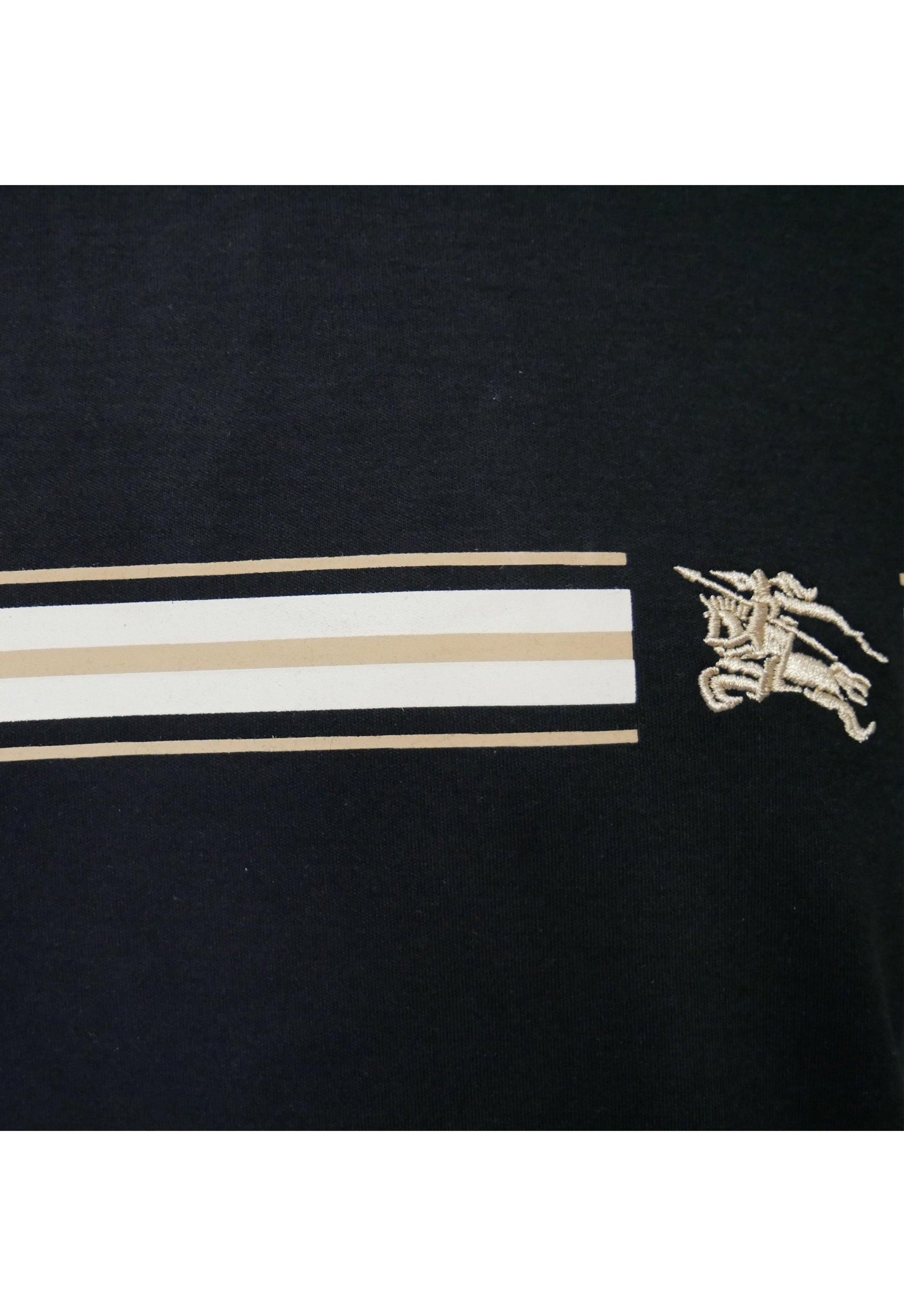 Burberry Herren T-Shirt Schwarz - Original Designer Marken Outlet - Salvin Store