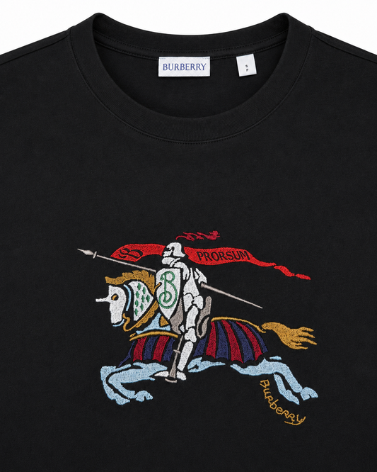 Burberry Herren T-Shirt Schwarz