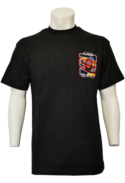 Casablanca Herren T-Shirt Schwarz