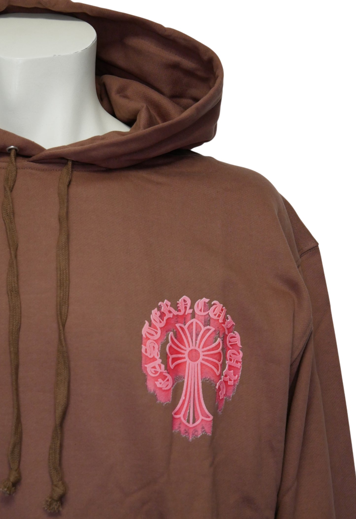Chrome Hearts Herren Oversized Hoodie Braun