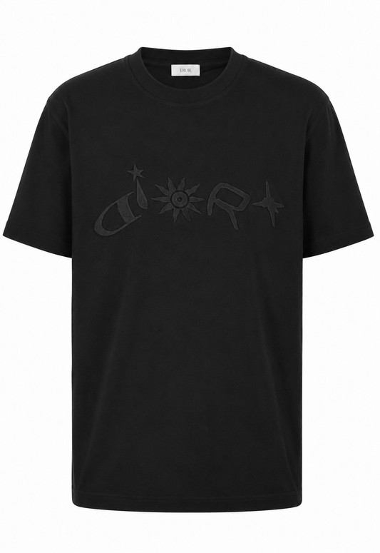 Dior X Lewis Hamilton Herren T-Shirt Schwarz, Relaxed Fit