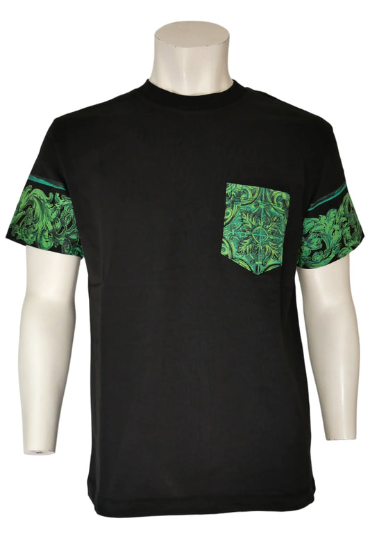 Dolce & Gabbana Herren T-Shirt Schwarz - Original Designer Marken Outlet - Salvin Store