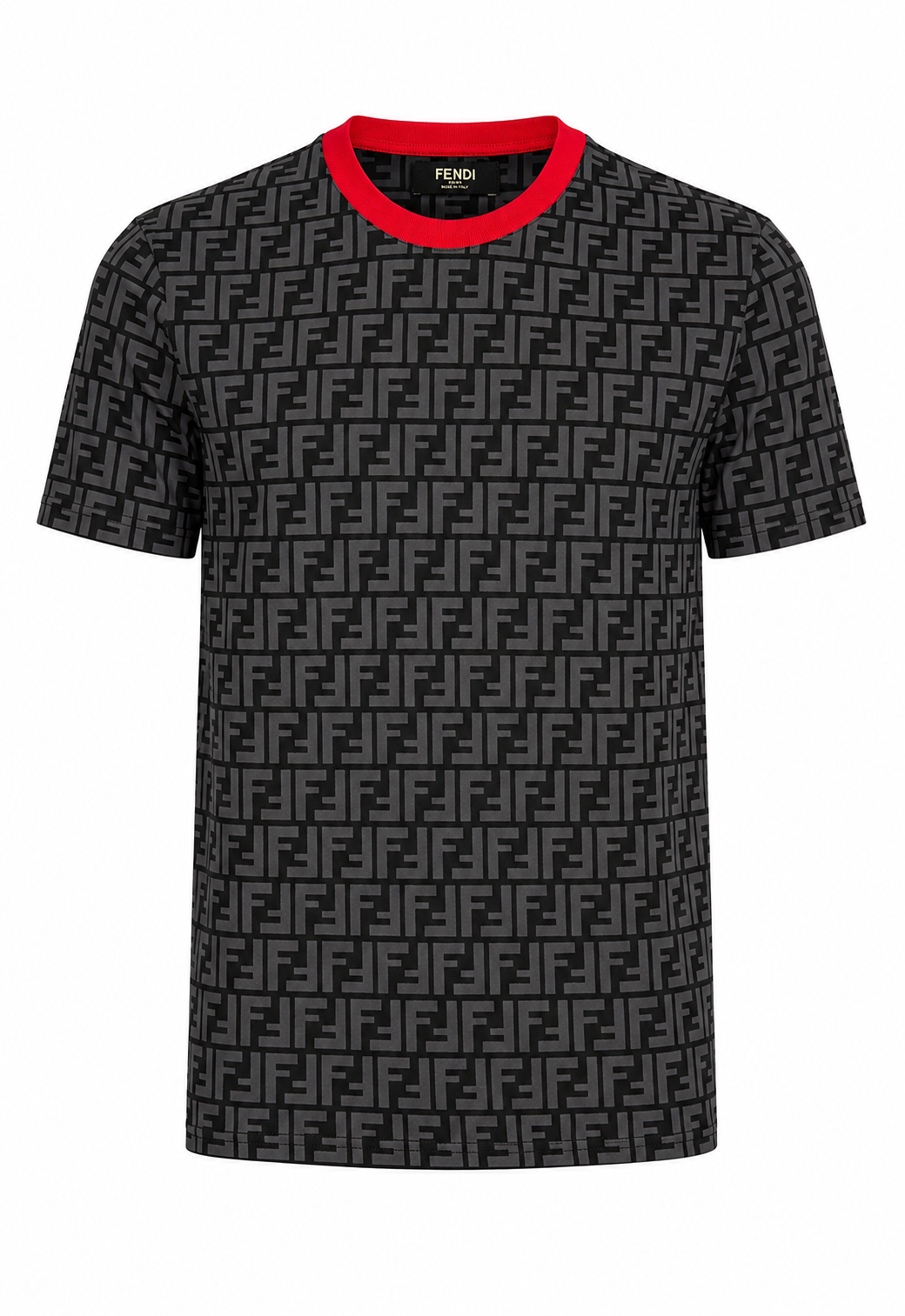 Fendi Herren T-Shirt Schwarz