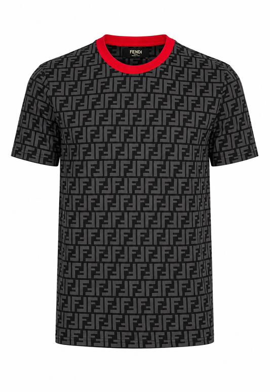 Fendi Herren T-Shirt Schwarz