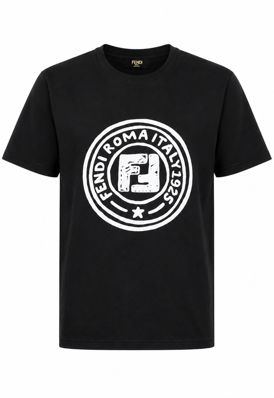 Fendi Herren T-Shirt Schwarz