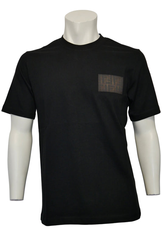 Fendi Herren T-Shirt Schwarz