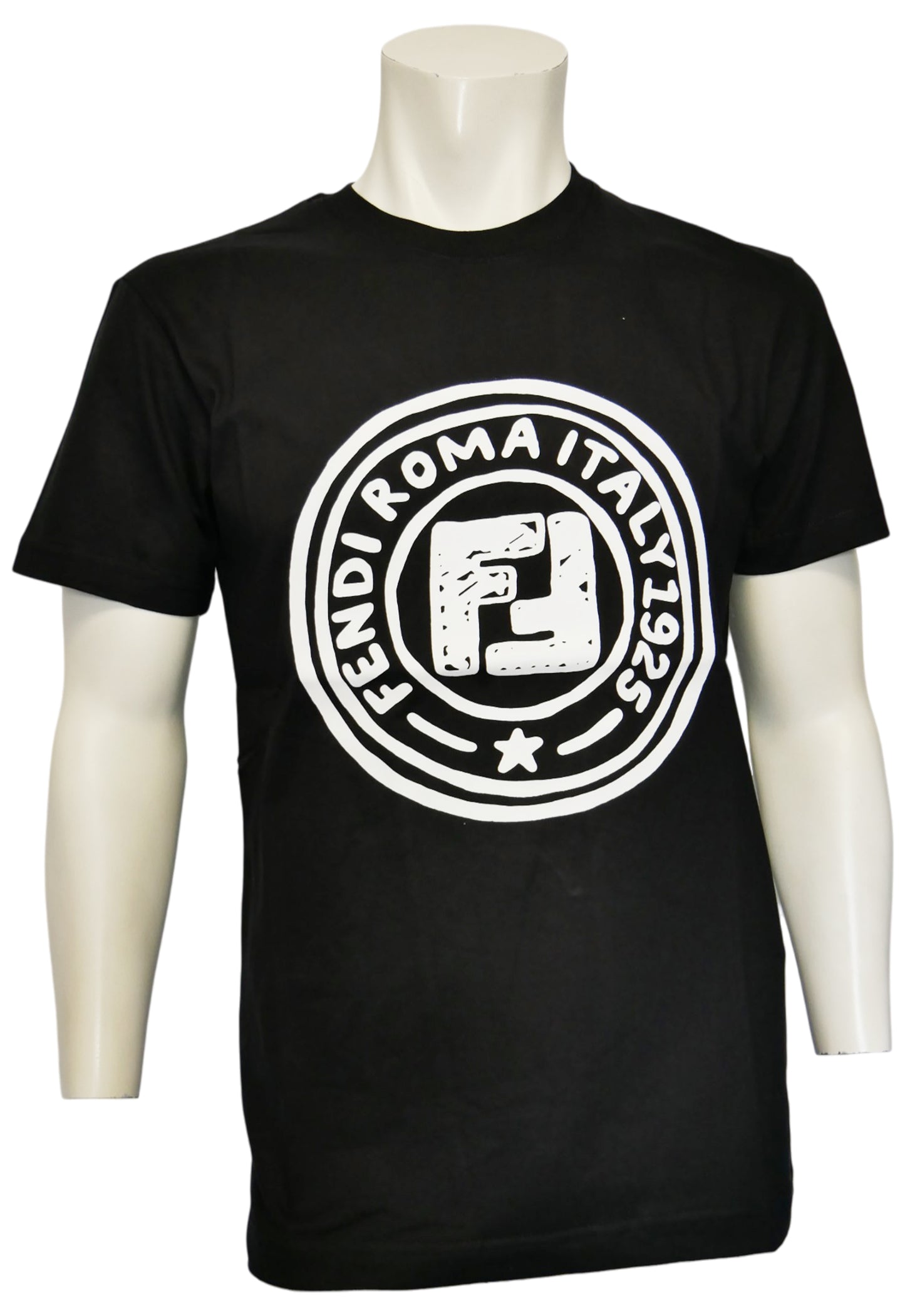 Fendi Herren T-Shirt Schwarz