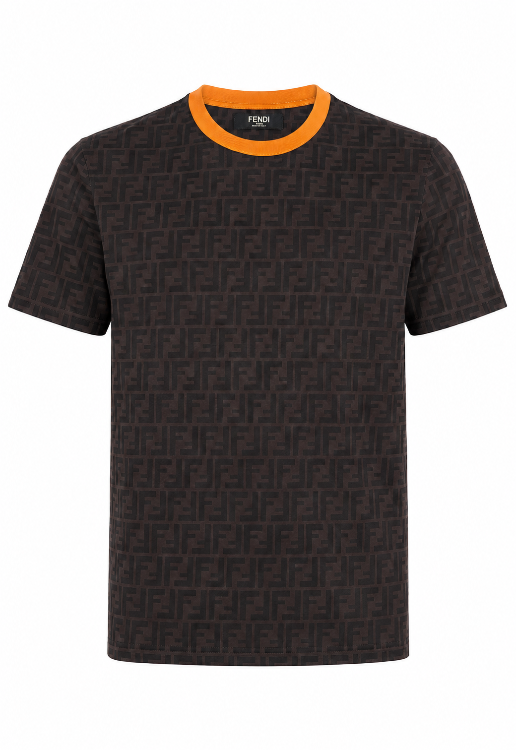 Fendi Herren T-Shirt Braun