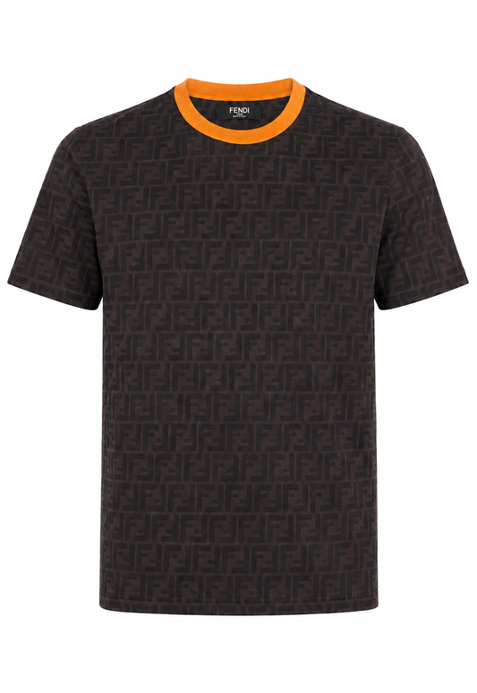 Fendi Herren T-Shirt Braun