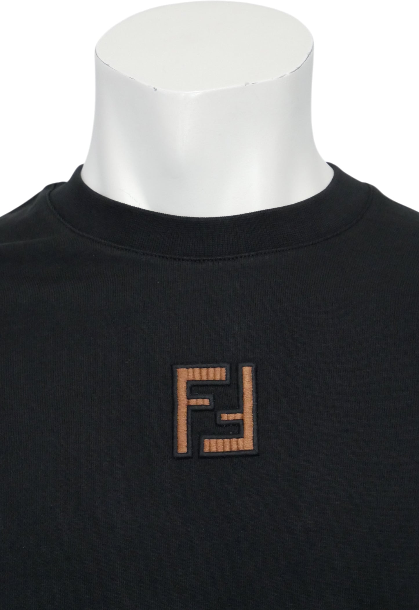 Fendi Herren T-Shirt Schwarz