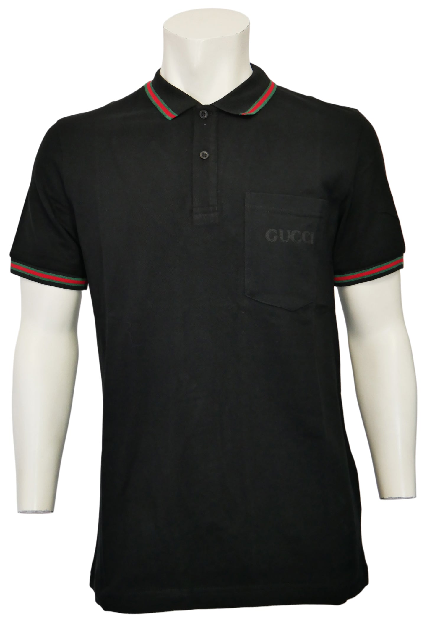 Gucci Herren Poloshirt Schwarz