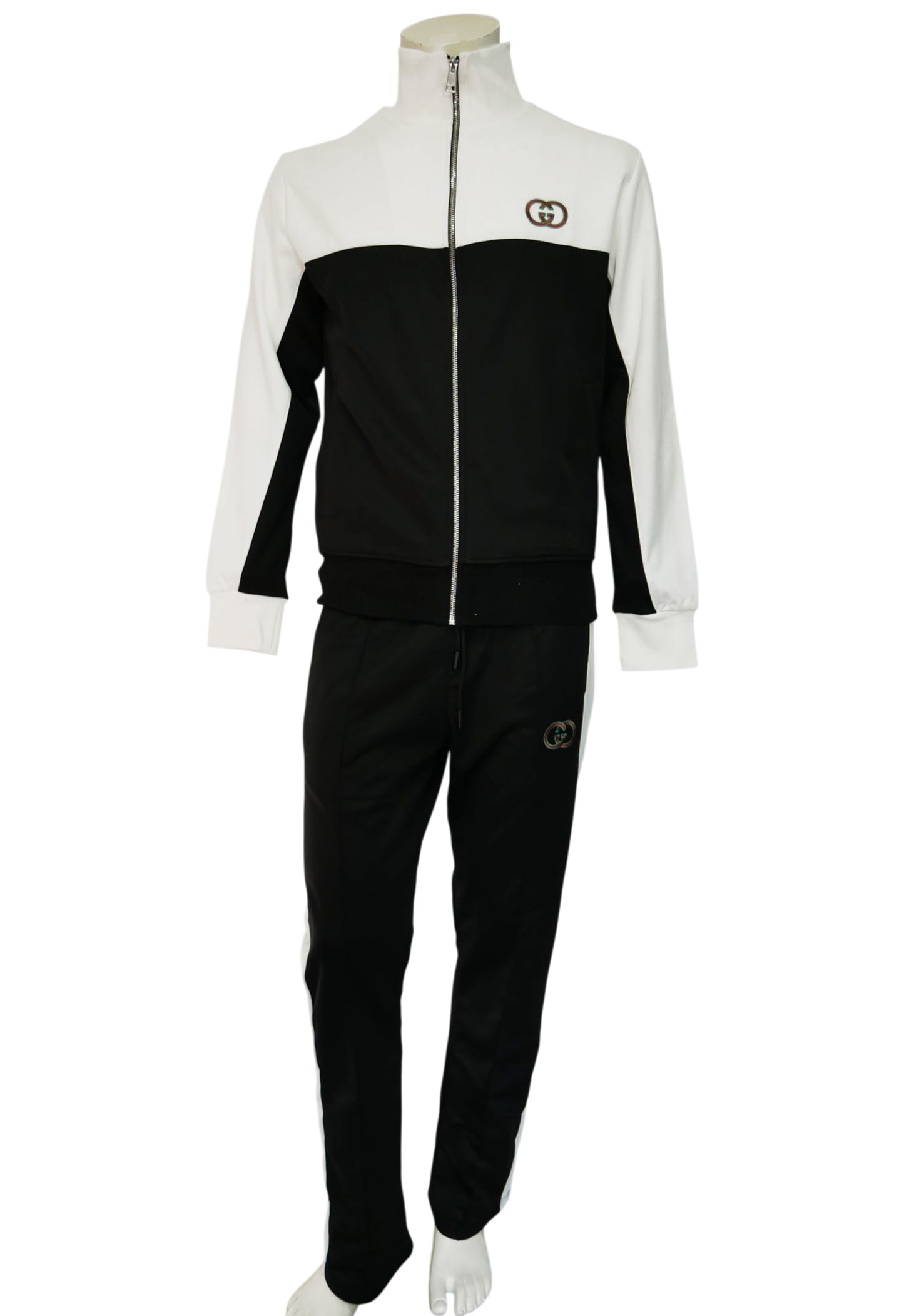Gucci Herren Trainingsanzug Schwarz-Weiß