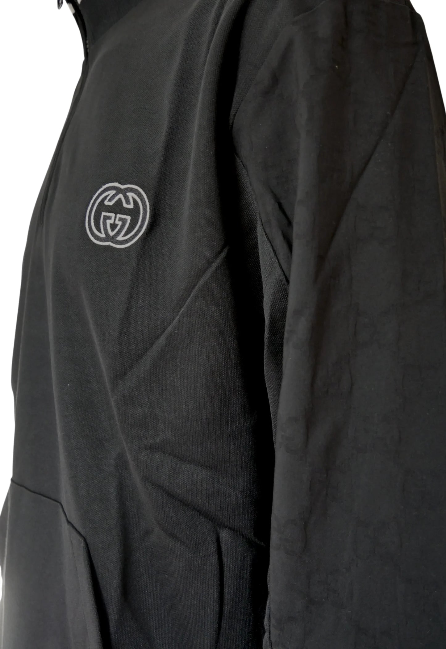 Gucci Herren Trainingsanzug Schwarz mit GG-Logo - Original Designer Marken Outlet - Salvin Store