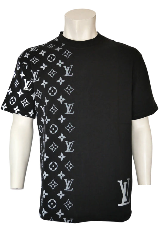 Louis Vuitton Herren T-Shirt Schwarz - Original Designer Marken Outlet - Salvin Store